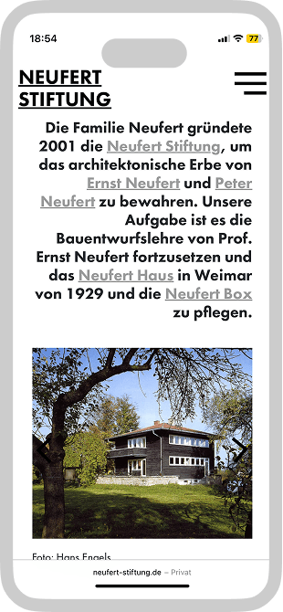 Neufert Foundation mobile phone images 2