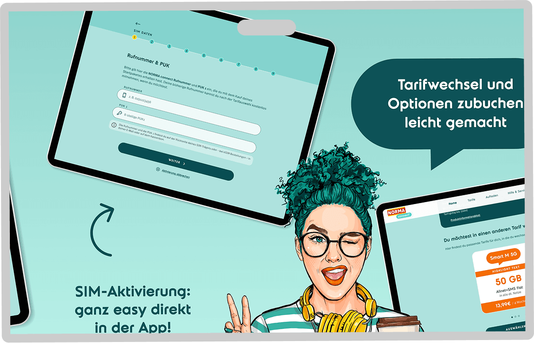 NORMA connect App Store tablet images 2