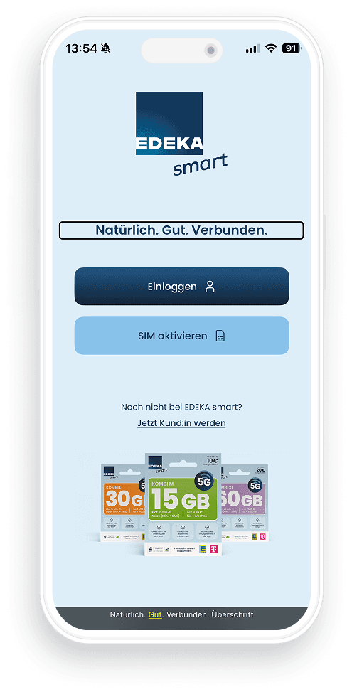 Screenshot EDEKA smart App Screenreader on mobile