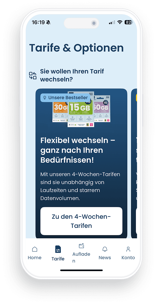 Screenshot EDEKA smart App integration of responsive, scalable components on mobile